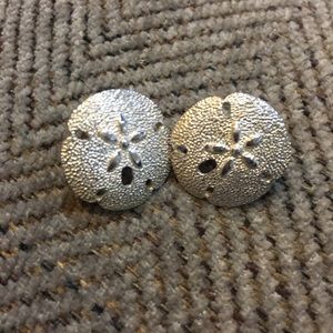 Sand dollar earrings